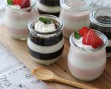 WECKで　コーヒー＆苺のしましまゼリー作り方8写真