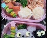 キャラ弁♡トトロ真っ黒クロスケ作り方3写真