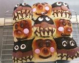 アンパンマン＆バイキンマンのちぎりパン作り方16写真