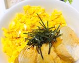 鶏チャーシューと炒り卵で親子丼♡作り方4写真