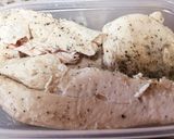 サラダチキンでうめぇ〜ネギ和え♫作り方1写真