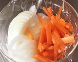豚コマで☆さっぱり作り置きサラダ作り方1写真