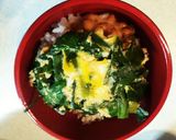 納豆好きなら試してみ！簡単！ニラ玉納豆丼作り方5写真