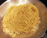 帆立とエリンギのパスタ(パン粉のソース)作り方16写真