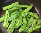 【減塩】えんどうの一味ガーリック炒め作り方4写真