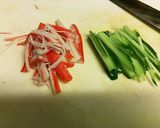 冷たくさっぱり節約簡単ランチ！かに酢素麺作り方1写真
