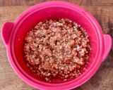 レンジであっという間に！鶏そぼろDON！作り方1写真
