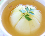 煮込むだけ✿丸ごと新玉葱2種類のスープ✿作り方5写真