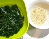 *常備菜*もやしとわかめのピリ辛ナムル作り方1写真