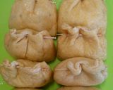 余ったひじき煮で☆豆腐巾着作り方10写真