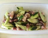 イカゲソ&胡瓜✿毎日食べたい栄養サラダ作り方5写真