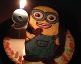 キャラデコケーキ（プレート）ミニオン作り方8写真