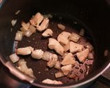 アボカドカップのカレー豆チキングラタン作り方2写真