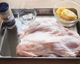 真空調理！砂糖レモンの鶏肉ネギソースがけ作り方1写真