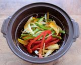 レンジで！新たまねぎと鶏もも肉のカレー丼作り方2写真