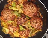 豚ひき肉と豆腐のトマト煮込み風ハンバーグ作り方8写真