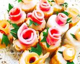父の日に、お花風おつまみ♡作り方6写真