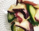 茹でタコとキュウリのワサビ醤油和え作り方2写真
