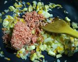 米茄子のミートチーズ焼き作り方4写真
