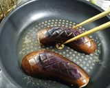 米茄子のミートチーズ焼き作り方8写真