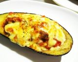 米茄子のミートチーズ焼き作り方10写真