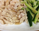 簡単おかず♪ささみと胡瓜の胡麻つゆ作り方4写真