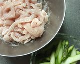 鶏胸アスパラ炒めCookDo青椒肉絲作り方1写真