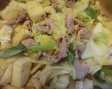 ♪豚豆腐キャベねぎのゴク旨！味噌だれ炒め作り方4写真