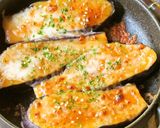 レンジで♬とろ～り茄子の味噌チーズ焼き作り方7写真