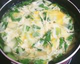 海老とチンゲン菜のスープ作り方5写真