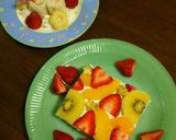 簡単！食パンで☆１歳の誕生日ロールケーキ作り方10写真