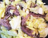 簡単！牛肉キャベツのウスターソース炒め作り方4写真