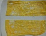 お弁当に☆薄焼き卵でお花♪作り方3写真