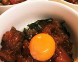 ユッケ風マグロ丼作り方4写真