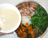 かぼちゃ新玉ねぎインゲンの温野菜サラダ作り方5写真
