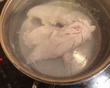 三つ葉とささみの梅わさびおひたし作り方3写真