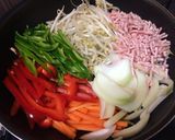 カラフルな和風野菜炒め作り方3写真