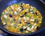 ヘルシー！肉なし野菜いっぱい麻婆茄子作り方3写真