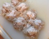☆ハモのお手軽天ぷら(焼いてます)作り方1写真