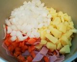 ＊二度おいしい丸ごと玉ねぎスープ＊作り方2写真