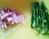 ポテト、ベーコン、ピーマンの細切り炒め作り方2写真
