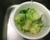 歯ごたえシャキシャキレタスの胡麻和え作り方3写真