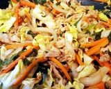 *シソ香る豚肉のレモン味噌炒め*作り方6写真