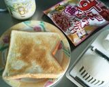 ふりかけ卵トースト作り方1写真