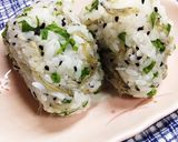 ちりめんじゃこと大葉 ♪ 簡単おにぎり作り方4写真