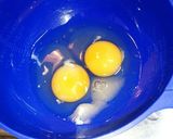 ちりめんじゃことパセリの卵焼き☺作り方1写真