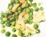 ☆旬のえんどう豆 玉子とじ☆作り方5写真
