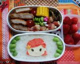 キャラ弁♡アリエル♡ツムツム風作り方7写真