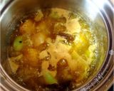 海老と空豆のアヒージョパスタ作り方4写真