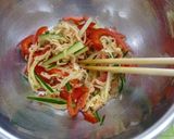 切干大根で作る　ソムタム風サラダ作り方6写真